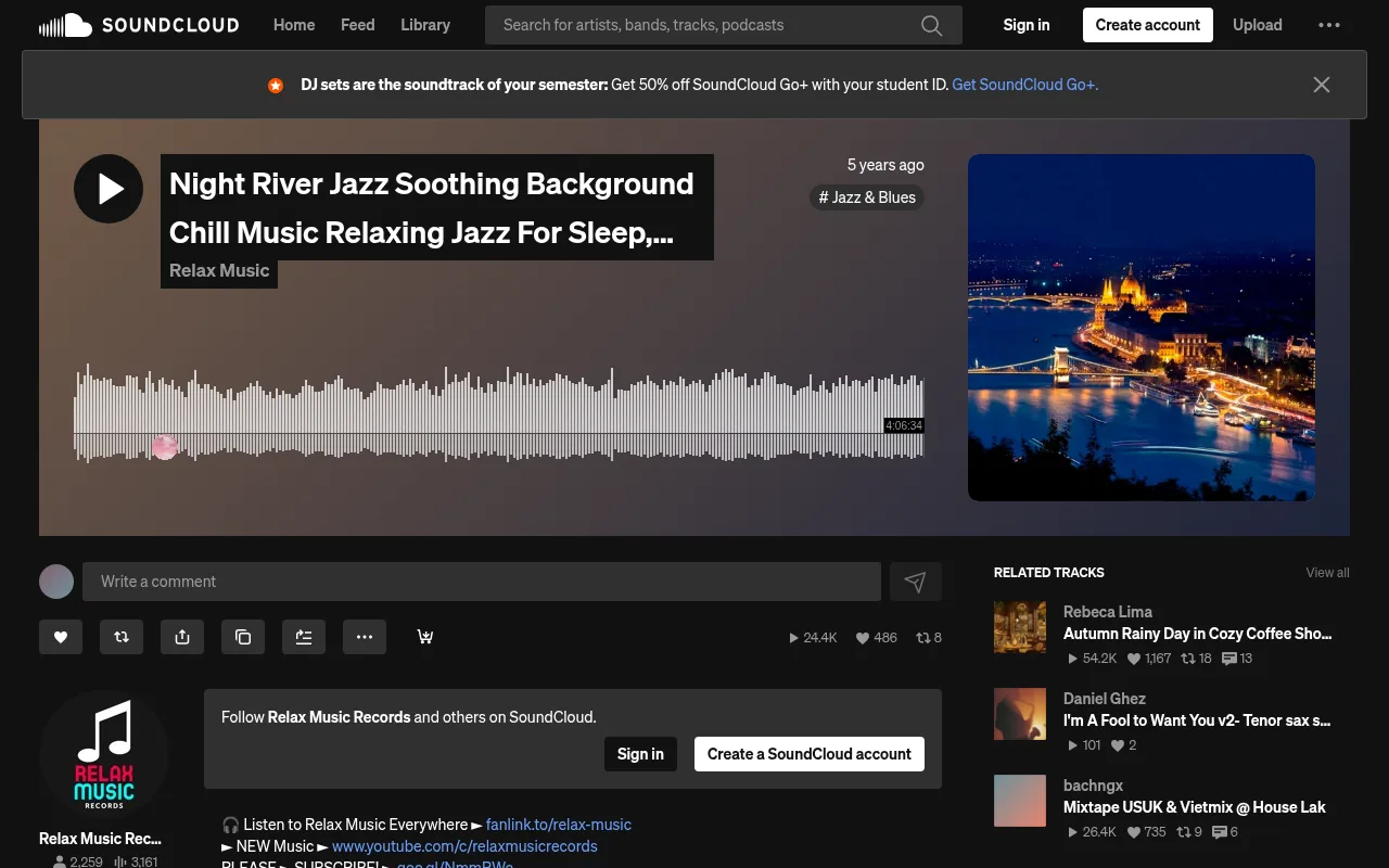The Night River Jazz track on SoundCloud
